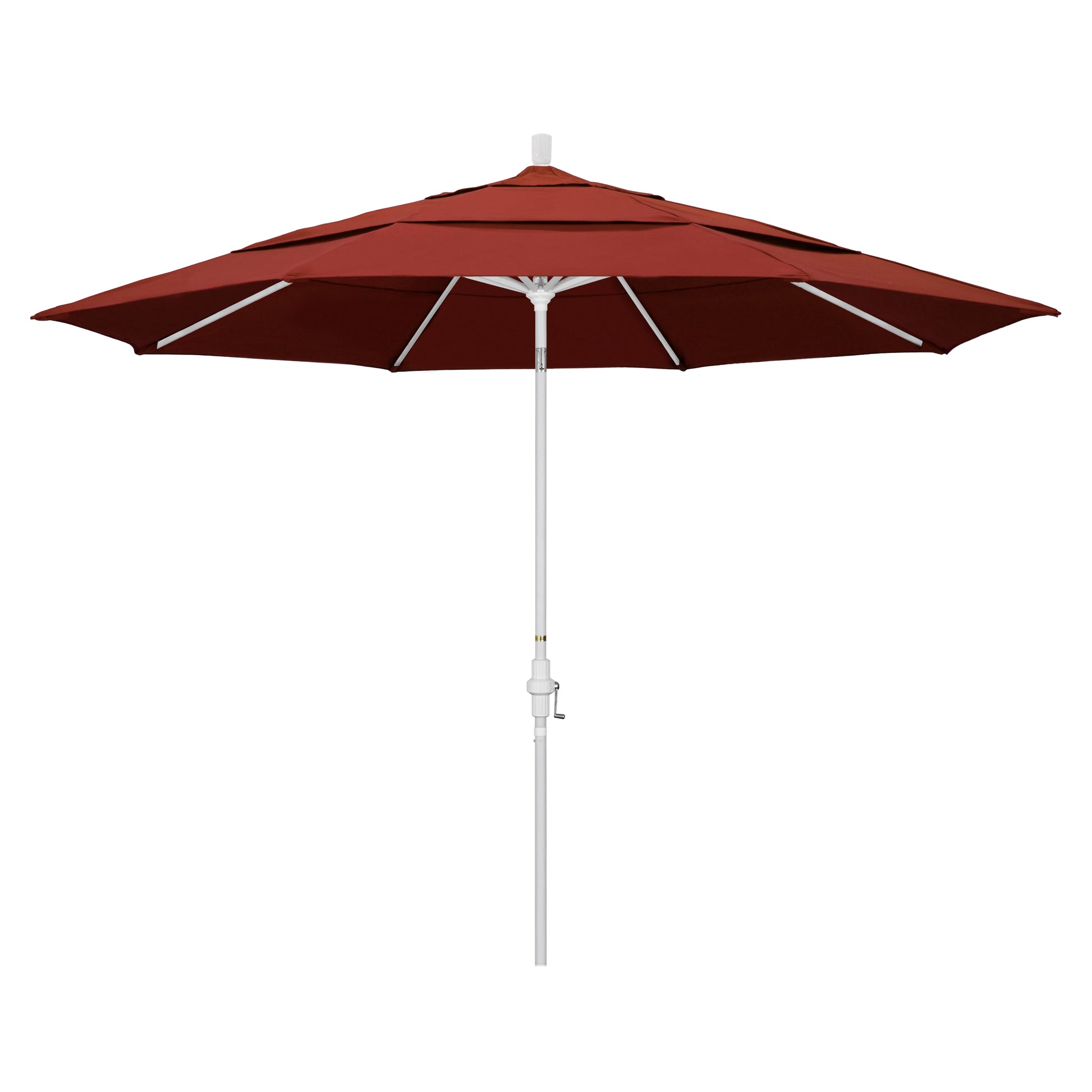 CasaFoyer 11' California Umbrella - Market Style with Collar Tilt Design, Aluminum Frame - Ideal for Residential Use - Crank-to-Open Feature - Durable & User-Friendly