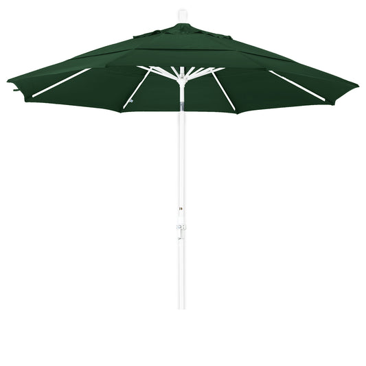 CasaFoyer 11' California Market Style Umbrella with Collar Tilt and Crank Lift - Spacious Design, Sturdy Aluminum Frame - Easy Tilt Position Control - Durable and User-Friendly - Sunbrella Fabric
