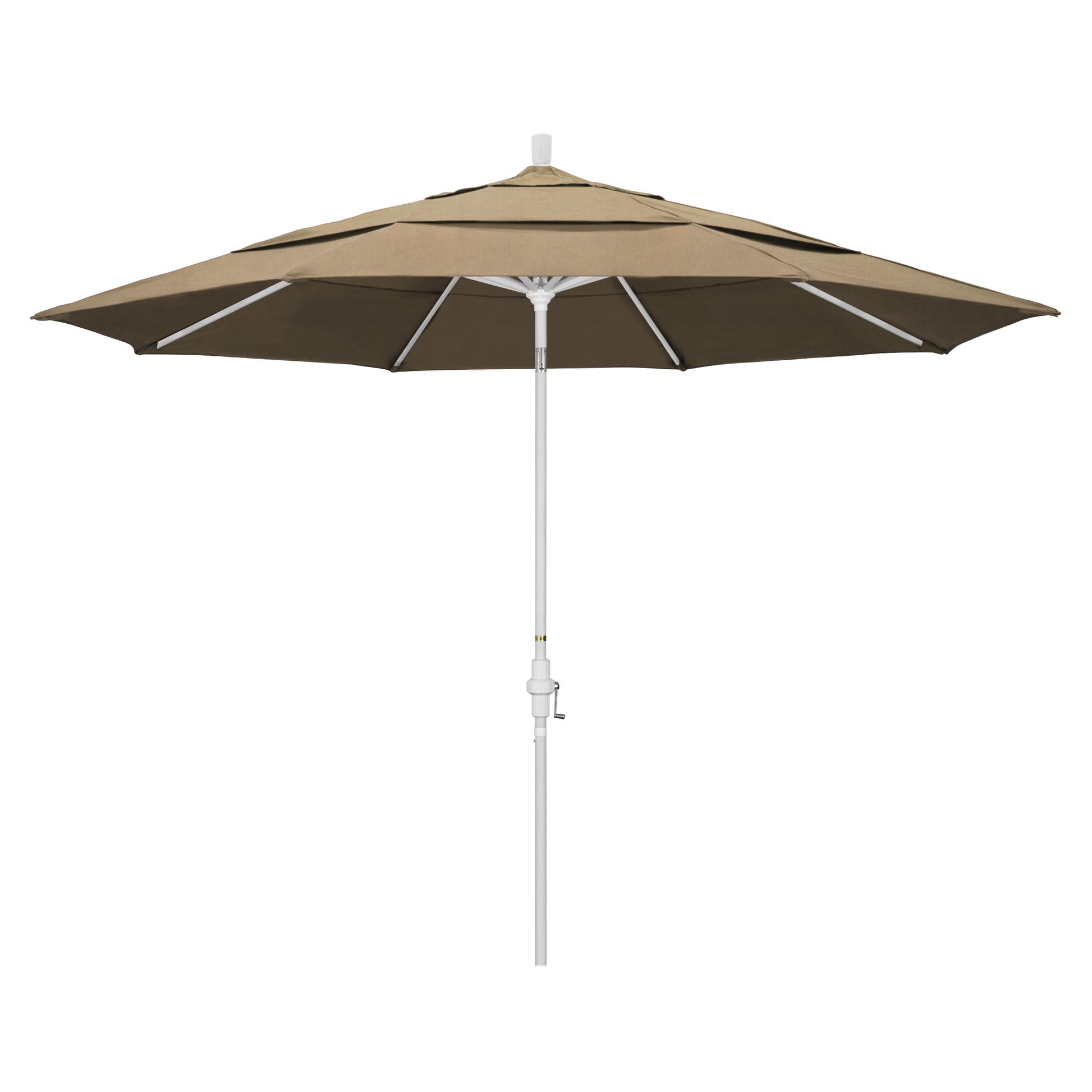 CasaFoyer 11ft California Umbrella - Extra Large Size, Sturdy Aluminum Frame, Collar Tilt Design, Easy Crank-to-Open Mechanism, Durable & User-Friendly