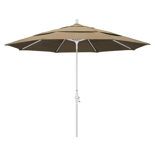 CasaFoyer 11ft California Umbrella - Extra Large Size, Sturdy Aluminum Frame, Collar Tilt Design, Easy Crank-to-Open Mechanism, Durable & User-Friendly