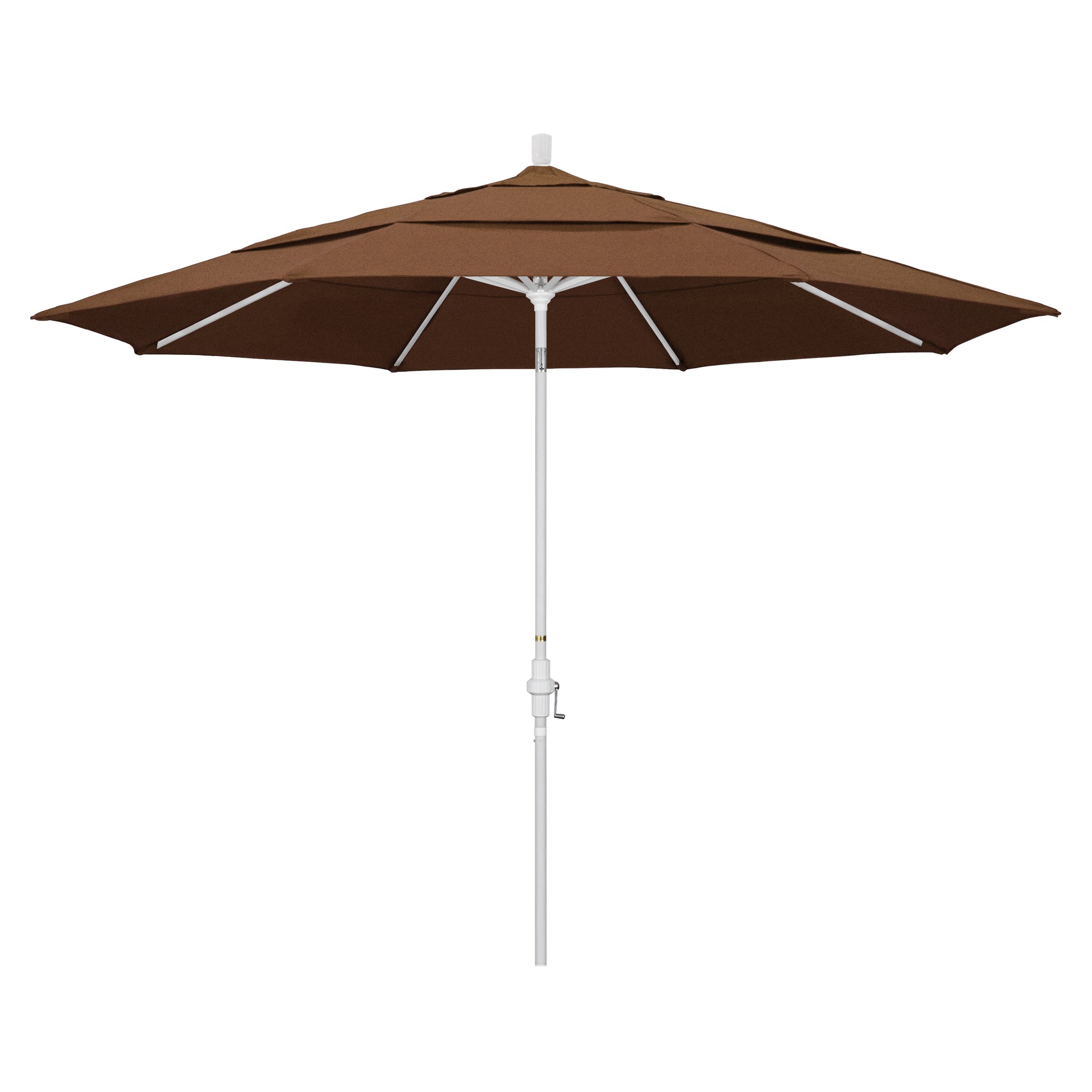 CasaFoyer 11' California Umbrella - Market Style, Extra-Large, Collar Tilt Design, Sturdy Aluminum Frame, Easy Tilt Control, Residential Use