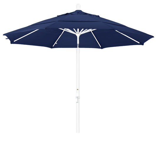 CasaFoyer 11ft California Umbrella - Market Style, Collar Tilt, Aluminum Frame, Crank-to-Open, Durable & Easy to Use - Ideal for Residential Owners