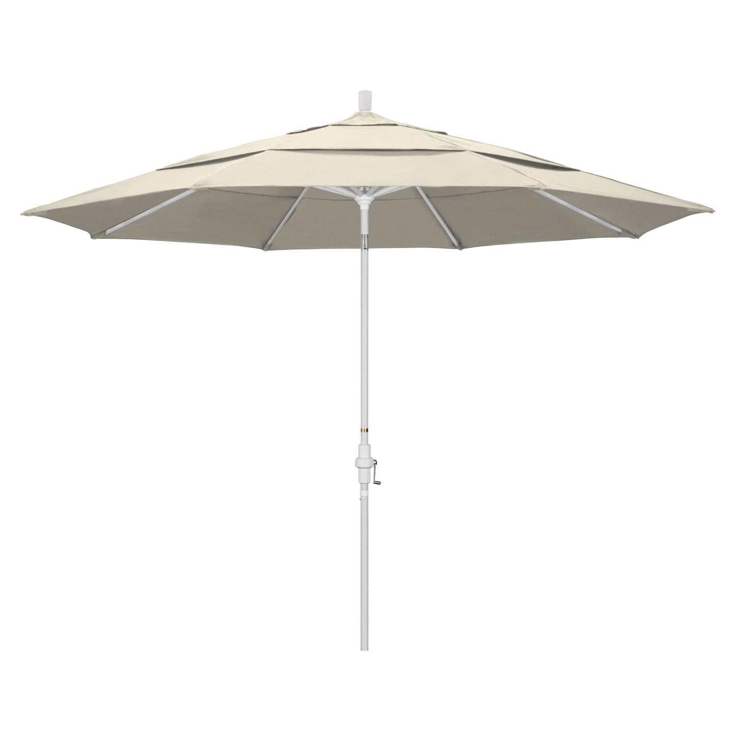CasaFoyer 11ft California Umbrella - Market Style, Collar Tilt Design, Durable Aluminum Frame, Easy Crank-to-Open, Residential Owner's Choice