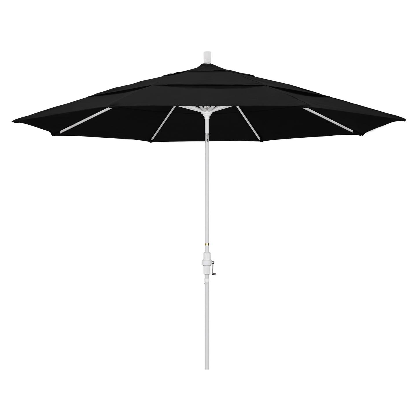 CasaFoyer 11ft California Umbrella - Extra Large Size, Collar Tilt Design, Durable Aluminum Frame, Easy Crank-to-Open Feature, Residential Owners' Favorite