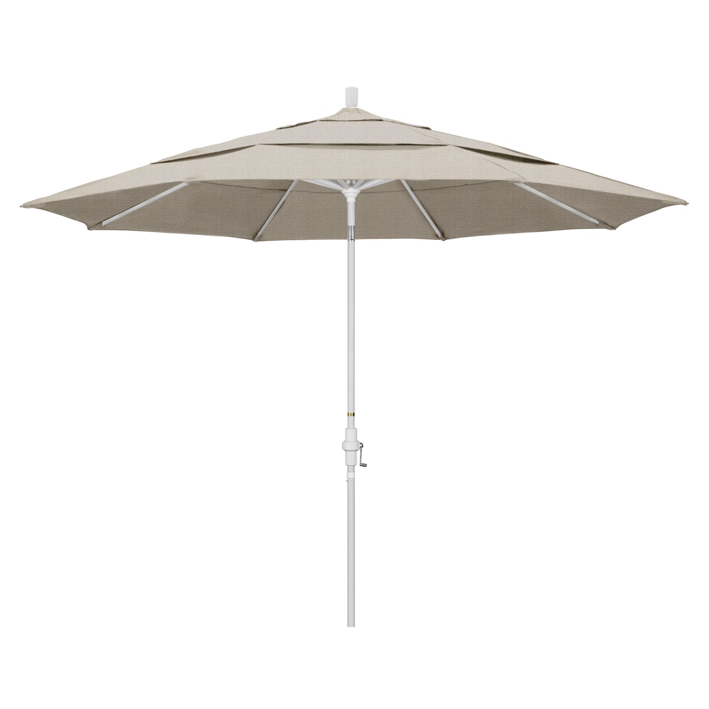 CasaFoyer 11' California Umbrella - Market Style with Advanced Collar Tilt Design, Durable Aluminum Frame, and Stunning Design. Perfect for Residential Use.