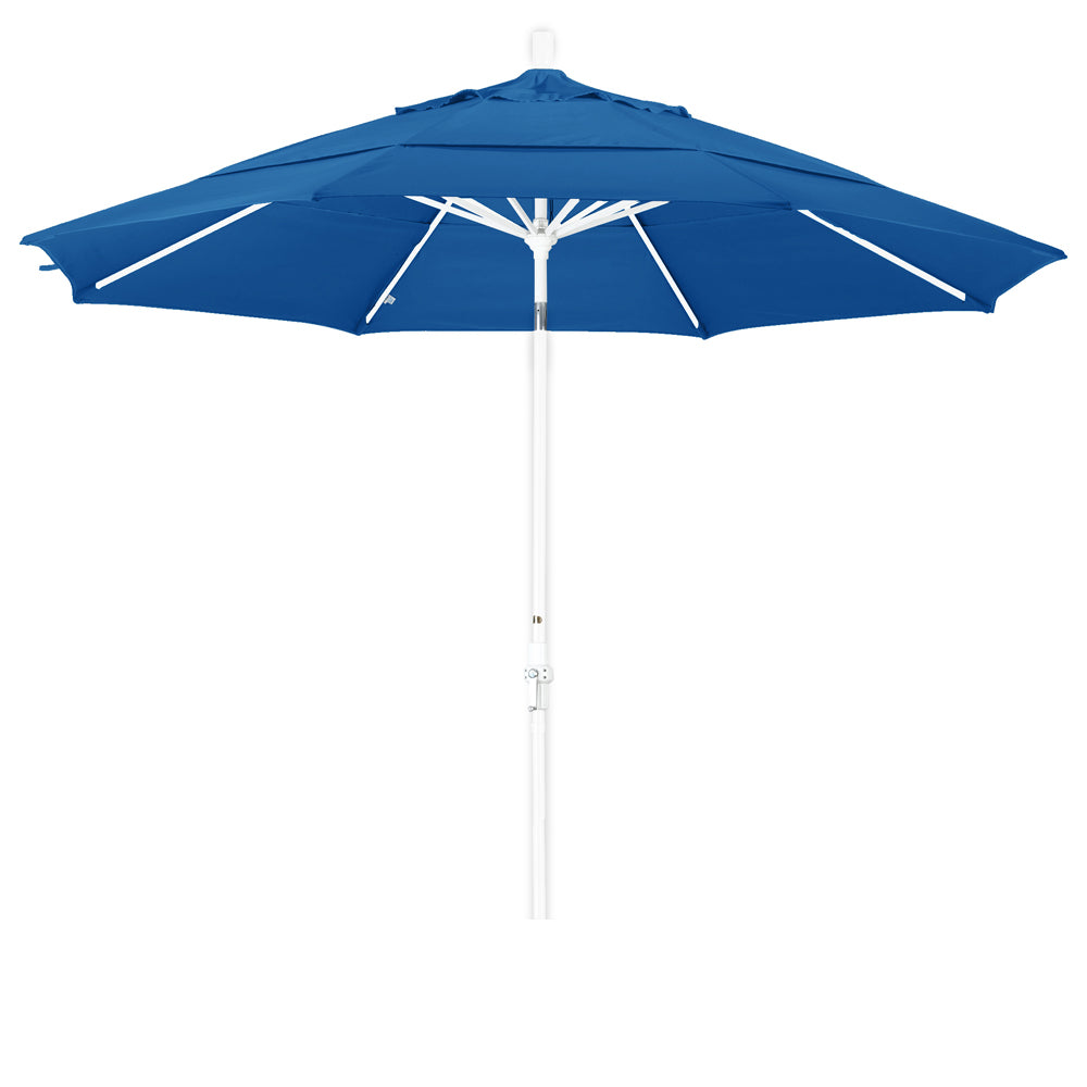 CasaFoyer 11ft California Umbrella - Extra Large Size, Collar Tilt Design, Sturdy Aluminum Frame, Easy Tilt Control, Crank-to-Open Feature