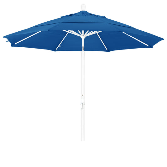 CasaFoyer 11ft California Umbrella - Extra Large Size, Collar Tilt Design, Sturdy Aluminum Frame, Easy Tilt Control, Crank-to-Open Feature