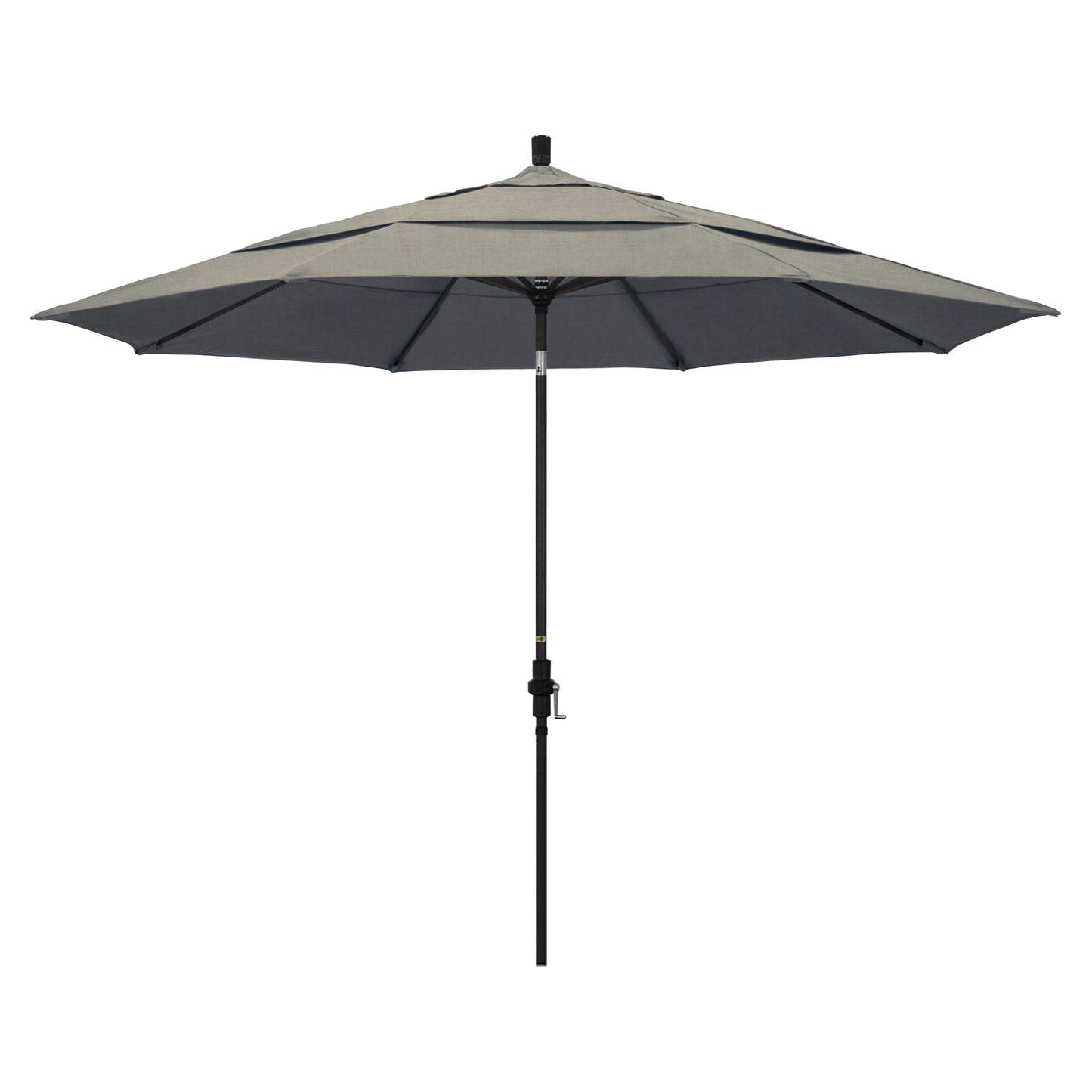 CasaFoyer 11ft California Umbrella - Extra Large Size, Sturdy Aluminum Frame, Collar Tilt Design, Easy Crank-to-Open Mechanism, Durable Construction