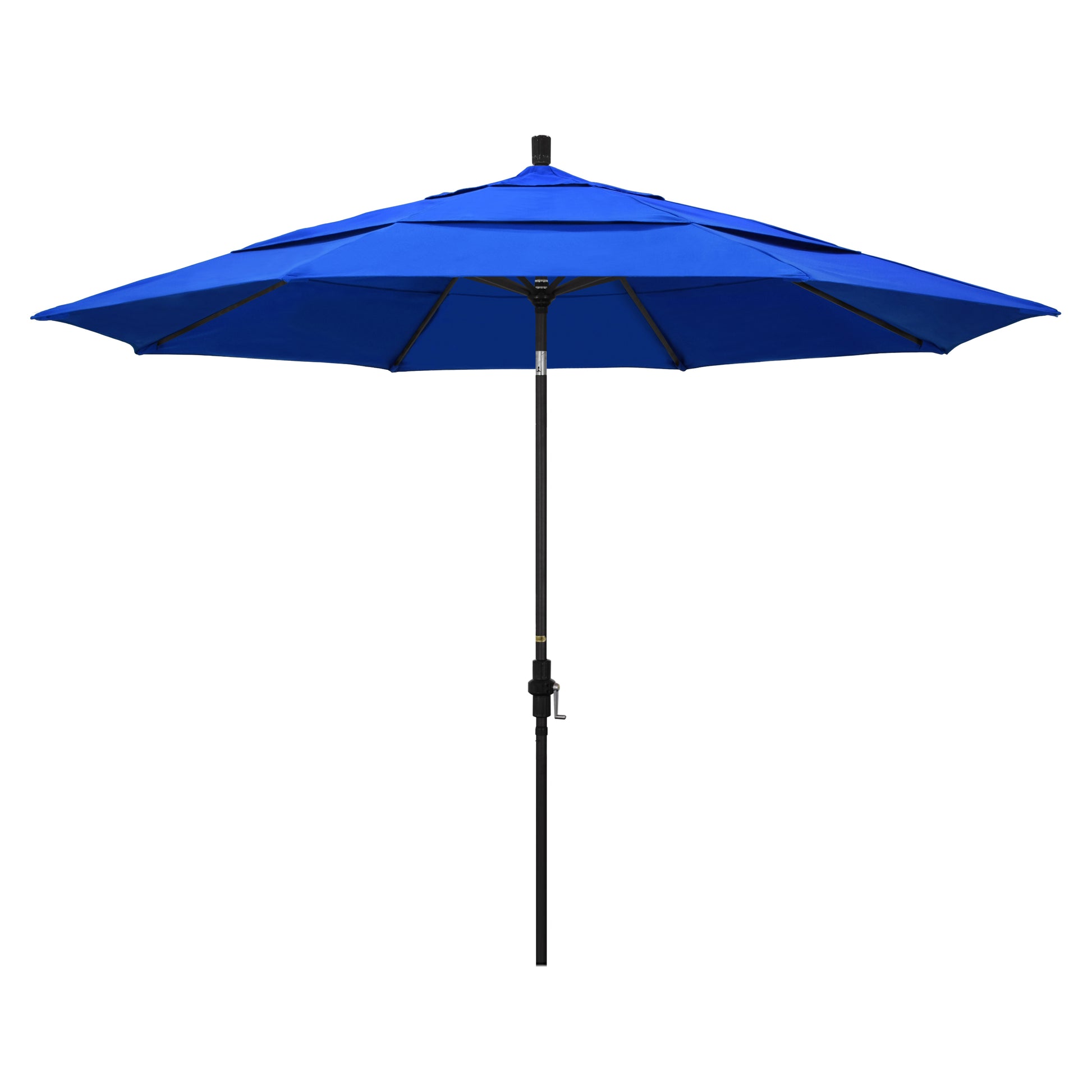CasaFoyer 11' California Umbrella - Market Style with Collar Tilt and Crank Lift - Durable Aluminum Frame - Spacious and Stylish - Ideal for Residential Use