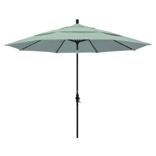 CasaFoyer 11ft California Umbrella - Extra Large Size, Market Style Design, Collar Tilt & Crank-to-Open Feature, Durable Aluminum Frame, User-Friendly & Sturdy