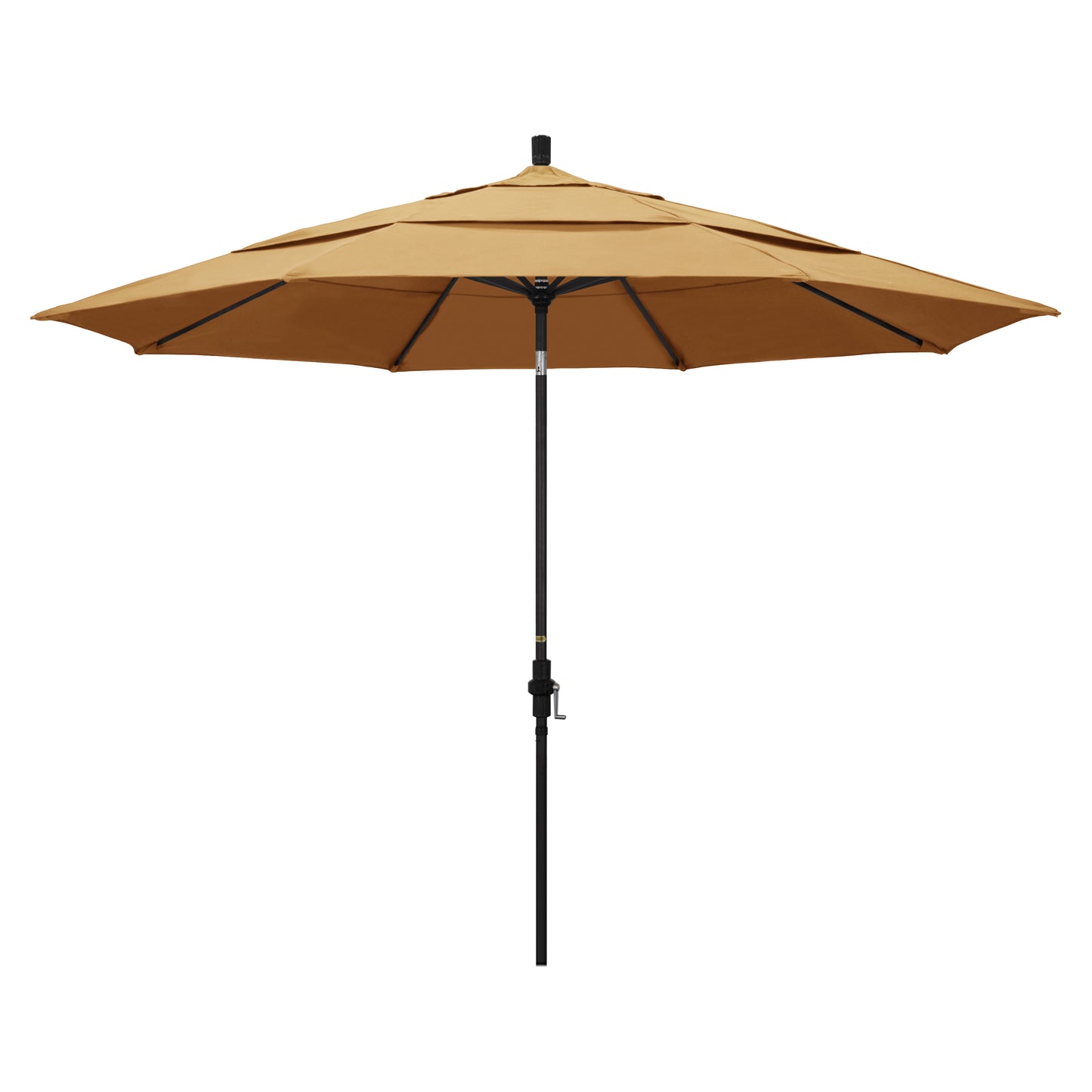 CasaFoyer 11' California Umbrella - Extra Large Size, Market-Style Design, Collar Tilt, Easy Crank-to-Open, Sturdy Aluminum Frame, Durable & User-Friendly