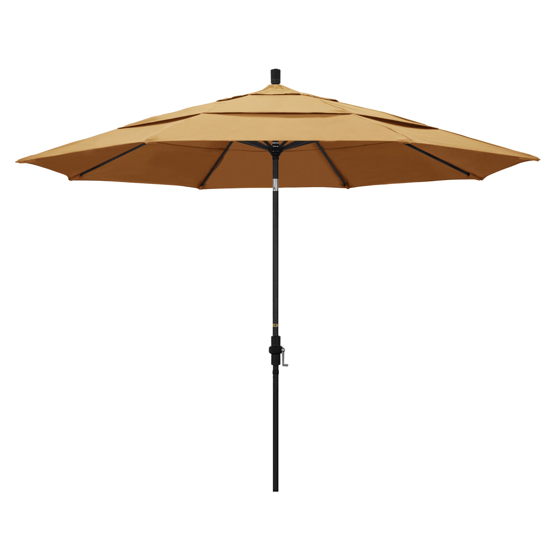 CasaFoyer 11' California Umbrella - Extra Large Size, Market-Style Design, Collar Tilt, Easy Crank-to-Open, Sturdy Aluminum Frame, Durable & User-Friendly