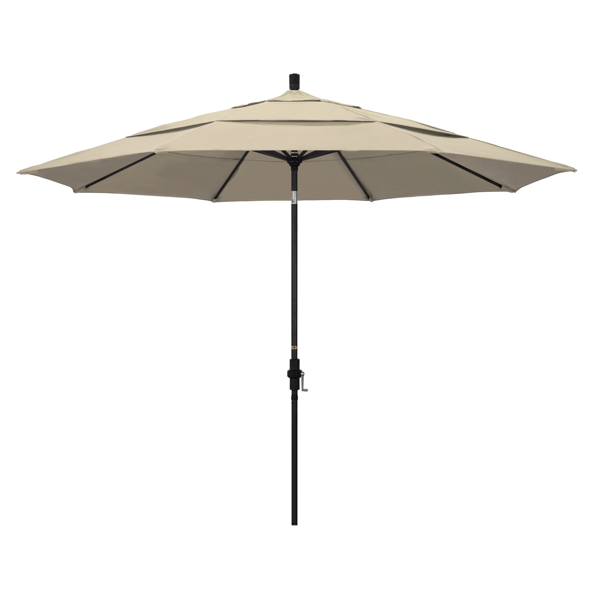 CasaFoyer 11ft California Umbrella - Extra Large Size, Sturdy Aluminum Frame, Collar Tilt Design, Easy Crank-to-Open Mechanism, Durable Construction