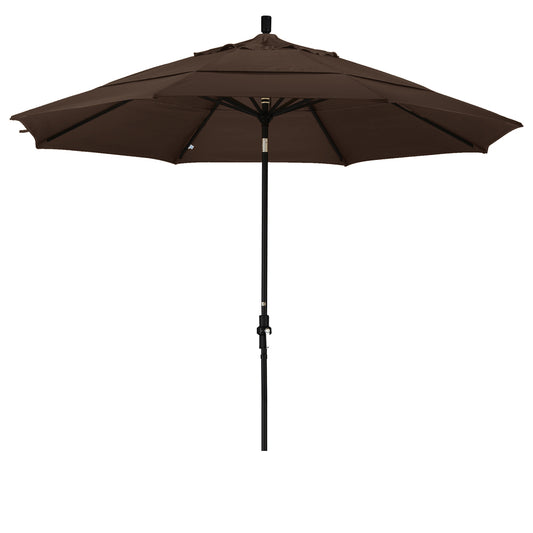 CasaFoyer 11' California Umbrella - Market Style, Collar Tilt, Aluminum Frame, Crank-to-Open, Durable & User-Friendly