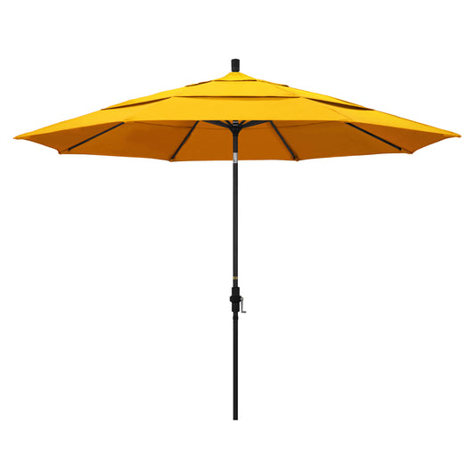 CasaFoyer 11' California Umbrella - Market Style, Advanced Collar Tilt Design, Sturdy Aluminum Frame, Crank-to-Open Feature, Durable & User-Friendly