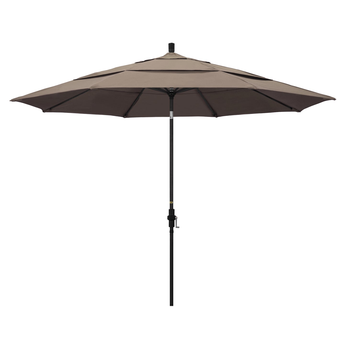 CasaFoyer 11' California Market Style Umbrella with Collar Tilt and Crank Lift - Durable Aluminum Frame - Wide Range of Tilt Options - Spacious Design - Residential Owner's Choice