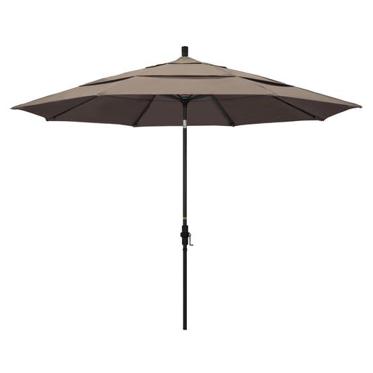 CasaFoyer 11' California Market Style Umbrella with Collar Tilt and Crank Lift - Durable Aluminum Frame - Wide Range of Tilt Options - Spacious Design - Residential Owner's Choice