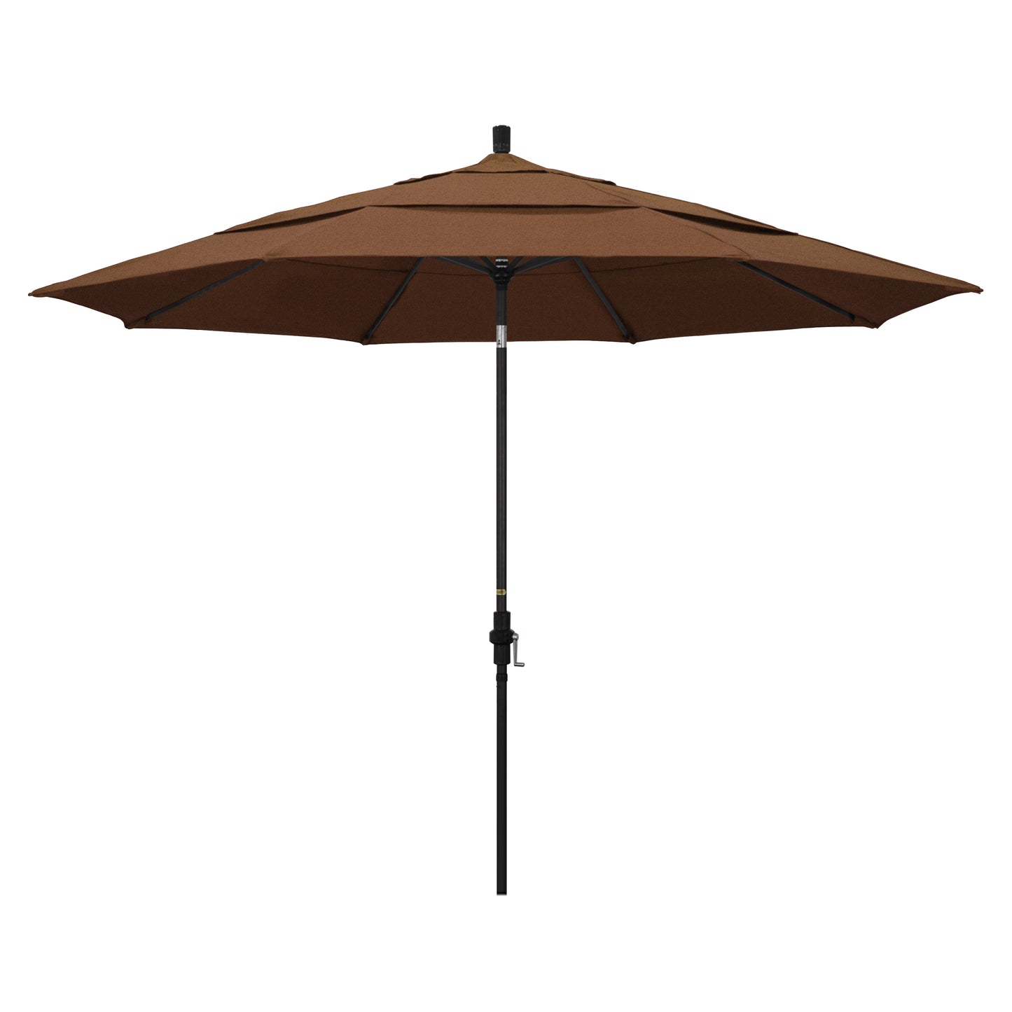 CasaFoyer 11' California Umbrella - Market Style with Collar Tilt and Crank-to-Open Feature - Durable Aluminum Frame - Residential Owner's Top Choice