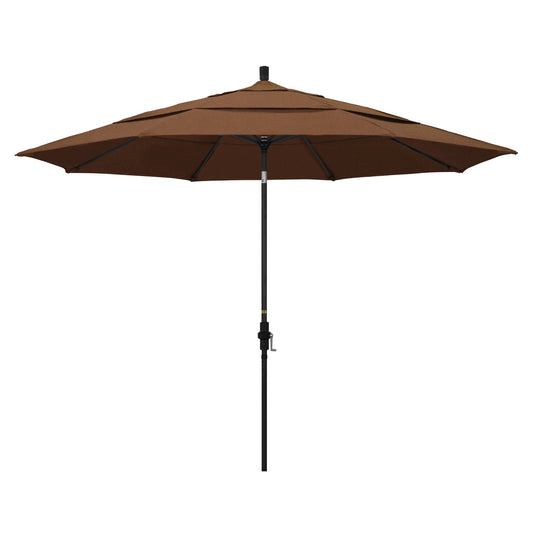 CasaFoyer 11' California Umbrella - Market Style with Collar Tilt and Crank-to-Open Feature - Durable Aluminum Frame - Residential Owner's Top Choice