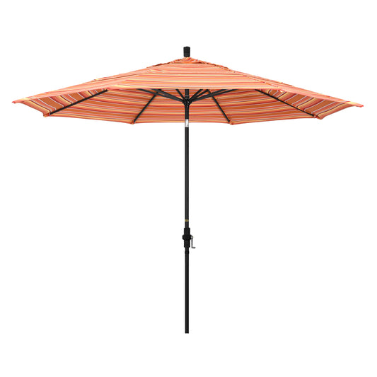 CasaFoyer 11' California Umbrella - Market Style with Collar Tilt and Crank Lift - Durable Aluminum Frame - Easy-to-Use and User-Friendly Design