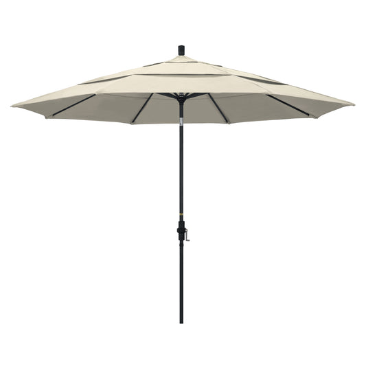 CasaFoyer 11' California Umbrella - Extra Large Size, Collar Tilt, Crank-to-Open Mechanism, Durable Aluminum Frame - Residential Owners' Choice