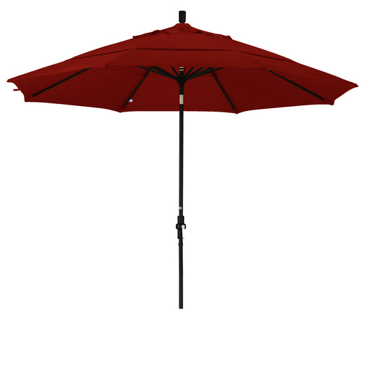 CasaFoyer 11ft California Umbrella - Extra Large Size, Market Style Design, Collar Tilt, Crank-to-Open, Sturdy Aluminum Frame, Easy-to-Use, Durable