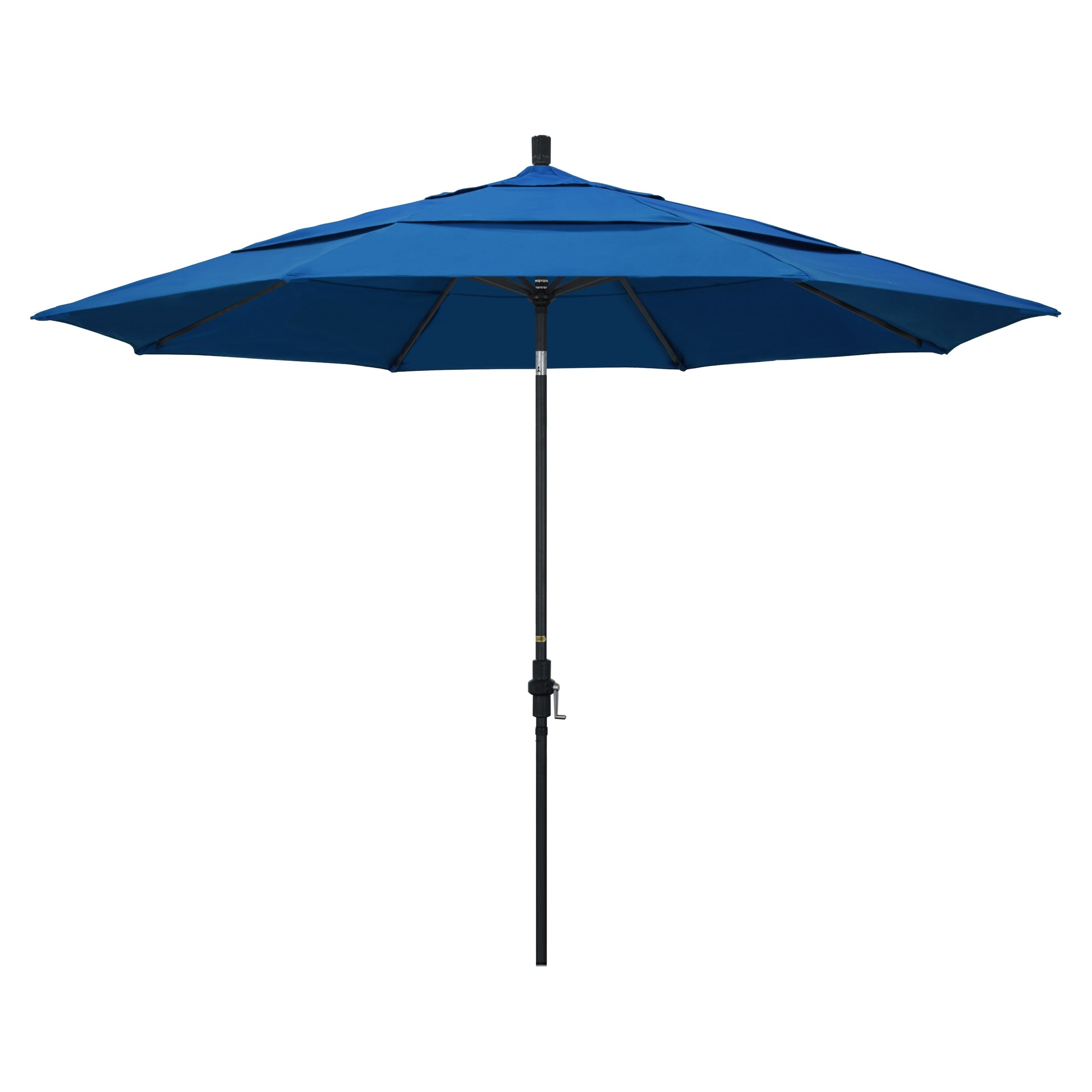 CasaFoyer 11' California Umbrella - Market Style, Collar Tilt Design, Aluminum Frame - Residential Owners' Favorite