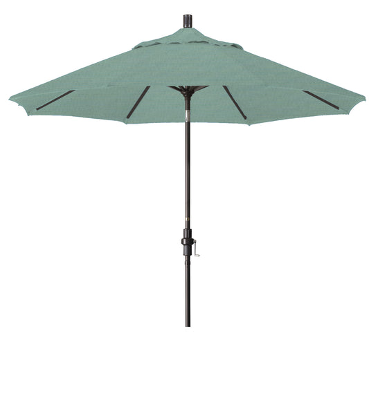 CasaFoyer California Umbrella 9' Market Umbrella with Collar Tilt and Crank Lift - Durable Aluminum Frame - Sunbrella Fabric - Easy to Adjust and Enjoy Shade - Residential Owners' Favorite