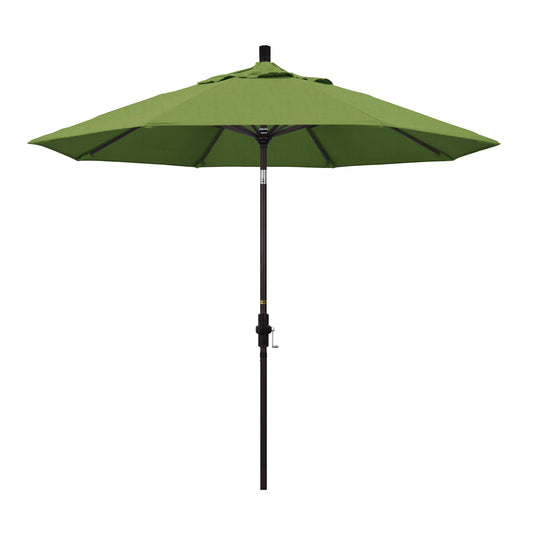 CasaFoyer California Umbrella 9' Market Umbrella with Collar Tilt and Crank Lift - Durable Aluminum Frame - Easy Shade Adjustment - Sunbrella Fabric