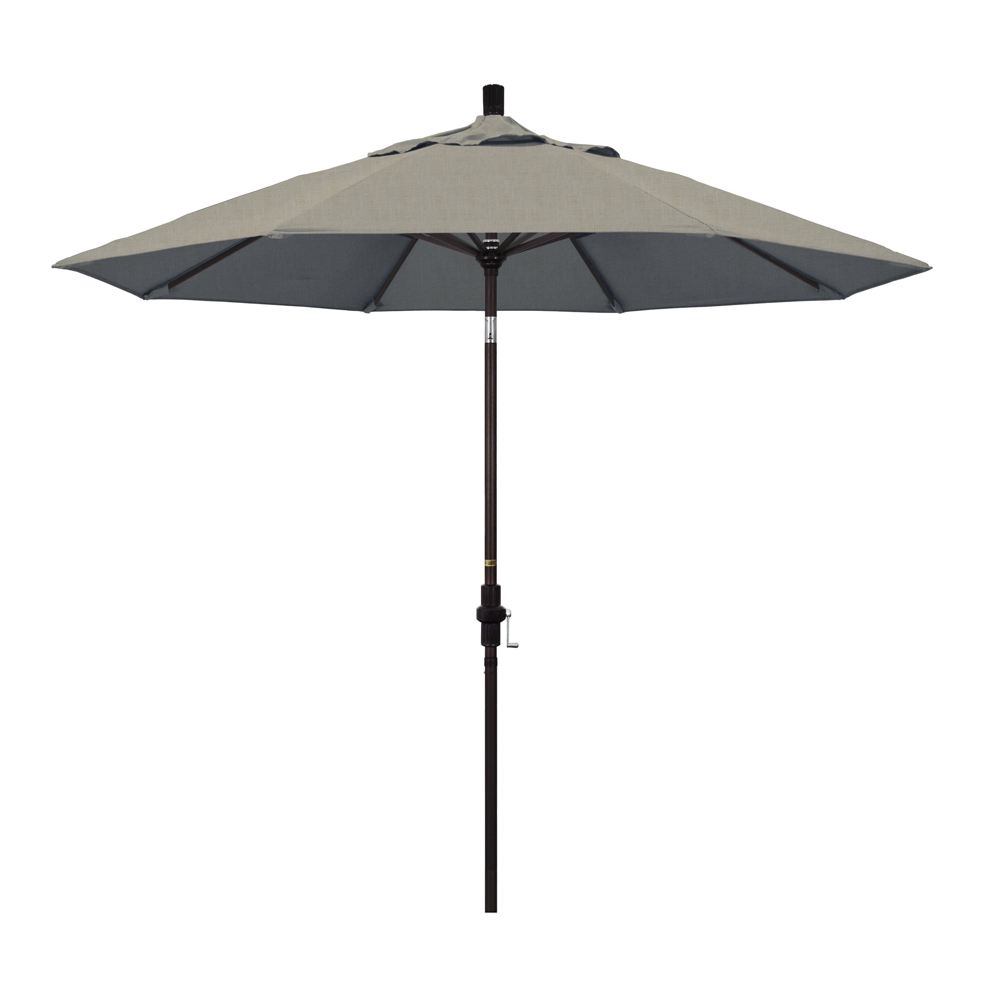 CasaFoyer California Umbrella 9' Market Umbrella with Collar Tilt and Crank Lift - Durable Aluminum Frame - Easy Tilt Adjustment - Sunbrella Fabric
