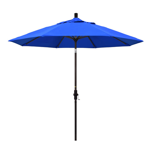 CasaFoyer California Umbrella 9' Market Umbrella - Durable Aluminum Frame, Collar Tilt Design, Easy Crank Open - Optimal Shade for Residential Owners