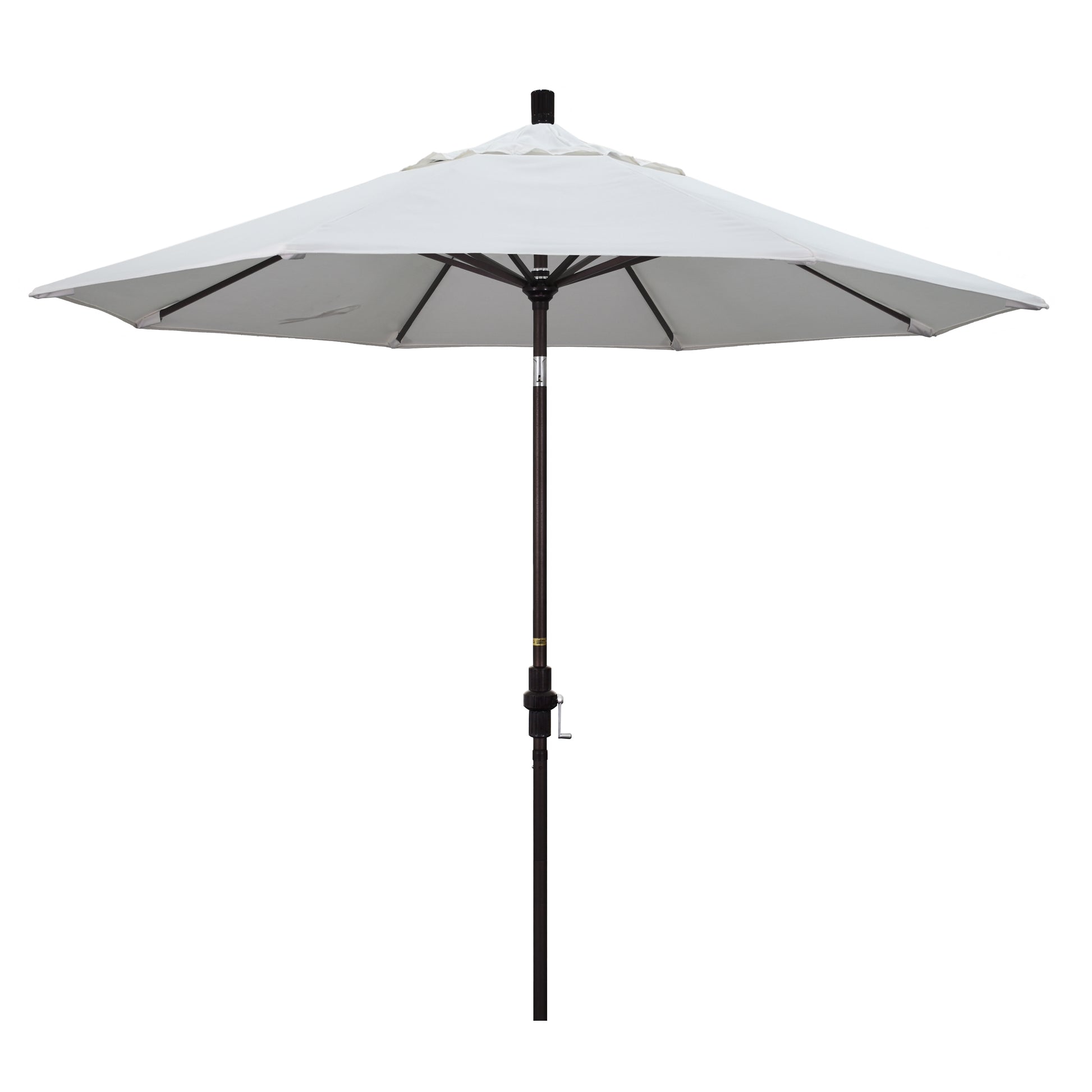 CasaFoyer California Umbrella 9' Market Umbrella with Collar Tilt and Crank Lift - Durable Aluminum Frame - Sunbrella Fabric - Easy Tilt Adjustment