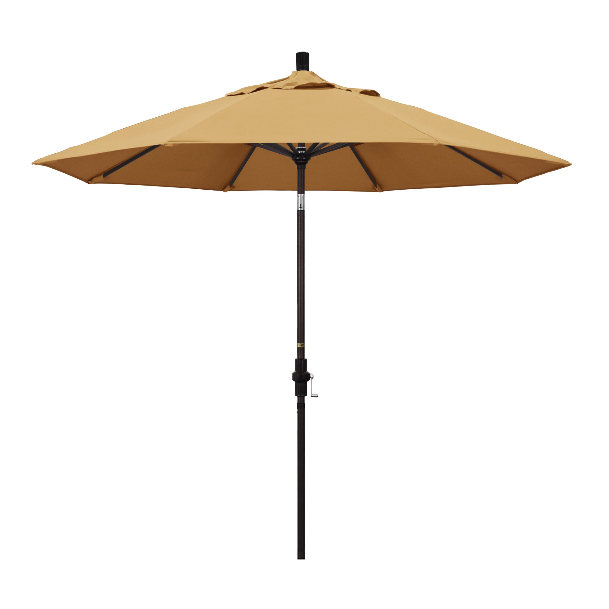 CasaFoyer California Umbrella 9' Market Umbrella with Collar Tilt and Crank Lift - Durable Aluminum Frame, Easy Tilt Adjustment - Ideal for Residential Use