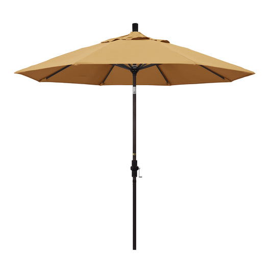 CasaFoyer California Umbrella 9' Market Umbrella with Collar Tilt and Crank Lift - Durable Aluminum Frame, Easy Tilt Adjustment - Ideal for Residential Use