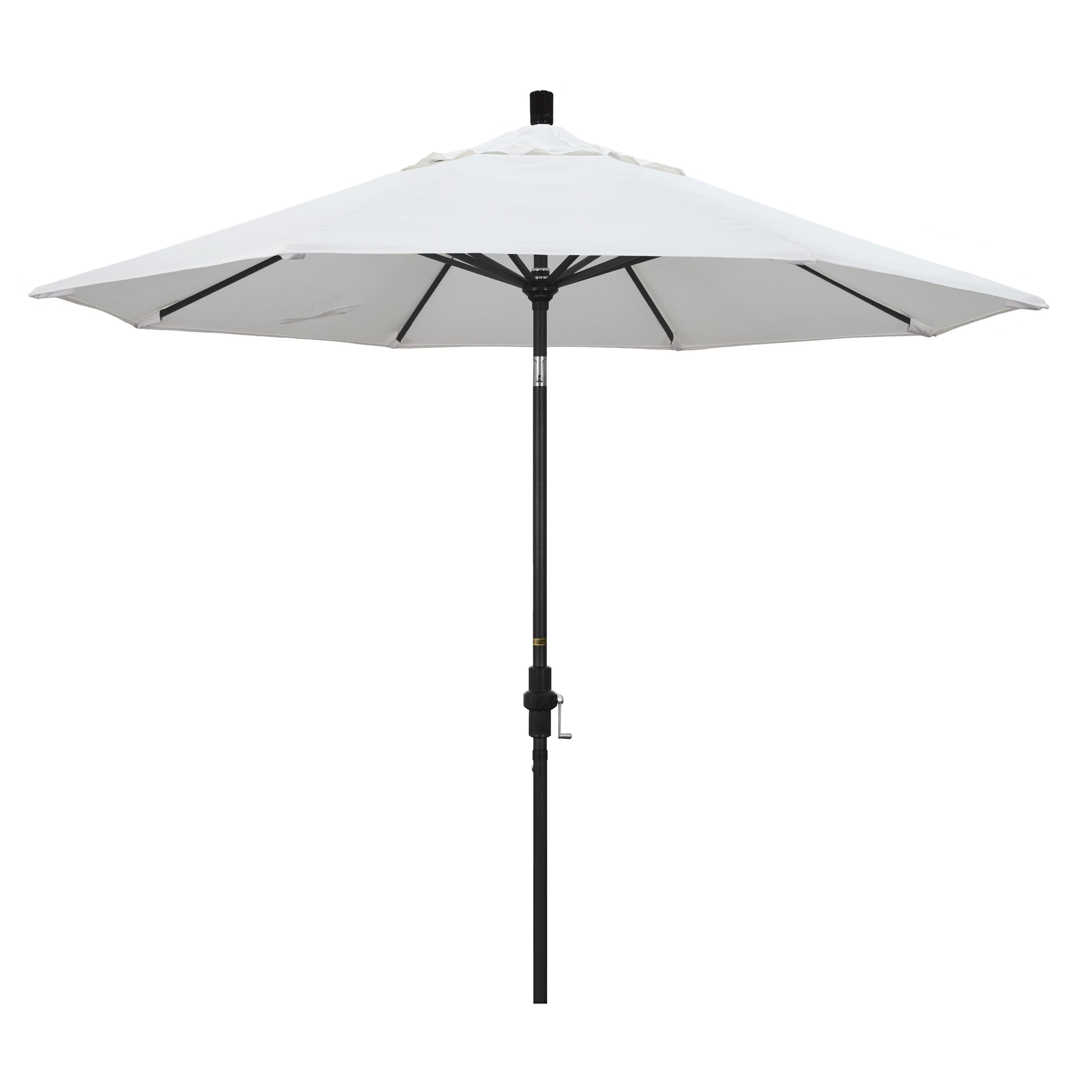 CasaFoyer California Umbrella 9' Market Umbrella with Collar Tilt and Crank Lift - Durable Aluminum Frame - Attractive Design - Easy Tilt Adjustment - Long-lasting Shade Enjoyment