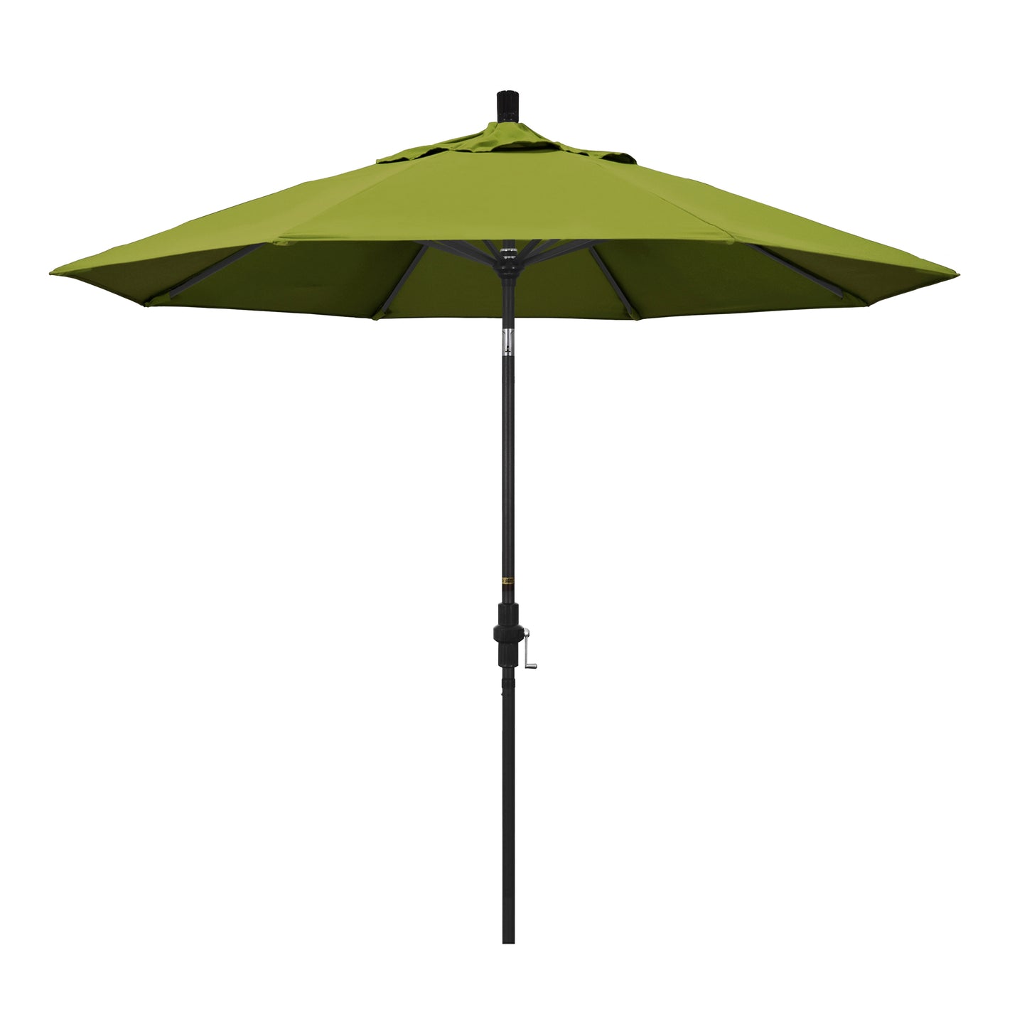 CasaFoyer California Umbrella 9' Market Umbrella with Collar Tilt and Crank Lift - Durable Aluminum Frame, Easy Tilt Control, Olefin Kiwi Fabric