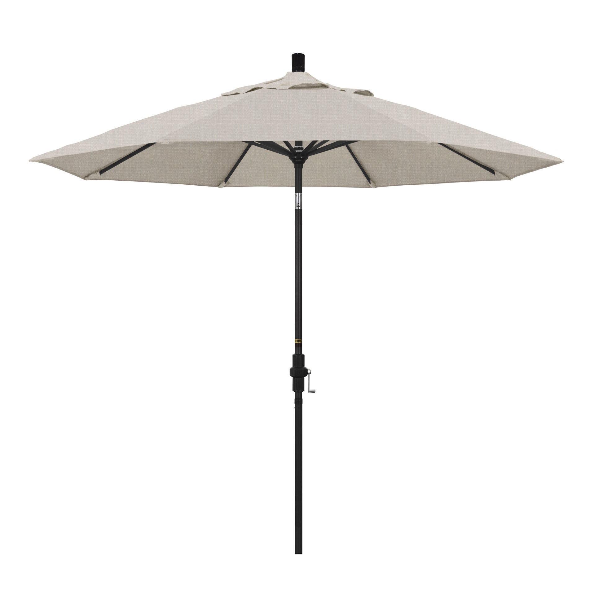 CasaFoyer California Umbrella 9' Market Umbrella with Collar Tilt and Crank Lift - Durable Aluminum Frame, Easy Tilt Adjustment, Long-lasting Shade Enjoyment