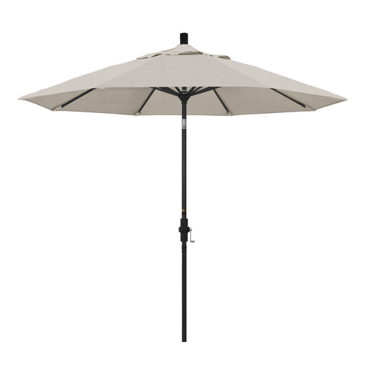 CasaFoyer California Umbrella 9' Market Umbrella with Collar Tilt and Crank Lift - Durable Aluminum Frame, Easy Tilt Adjustment, Long-lasting Shade Enjoyment
