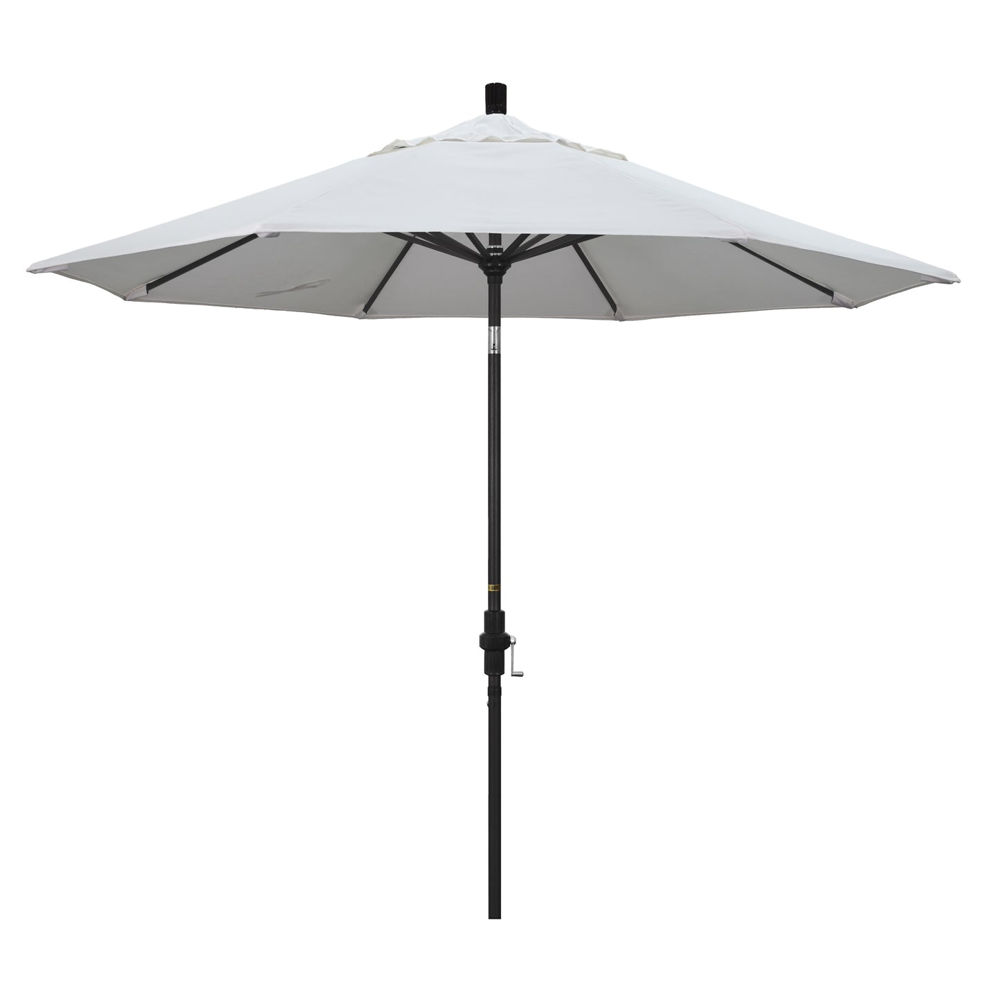 CasaFoyer California Umbrella 9' Market Umbrella with Collar Tilt and Crank Lift - Durable Aluminum Frame, Wide Range of Tilt Positions, User-Friendly Design