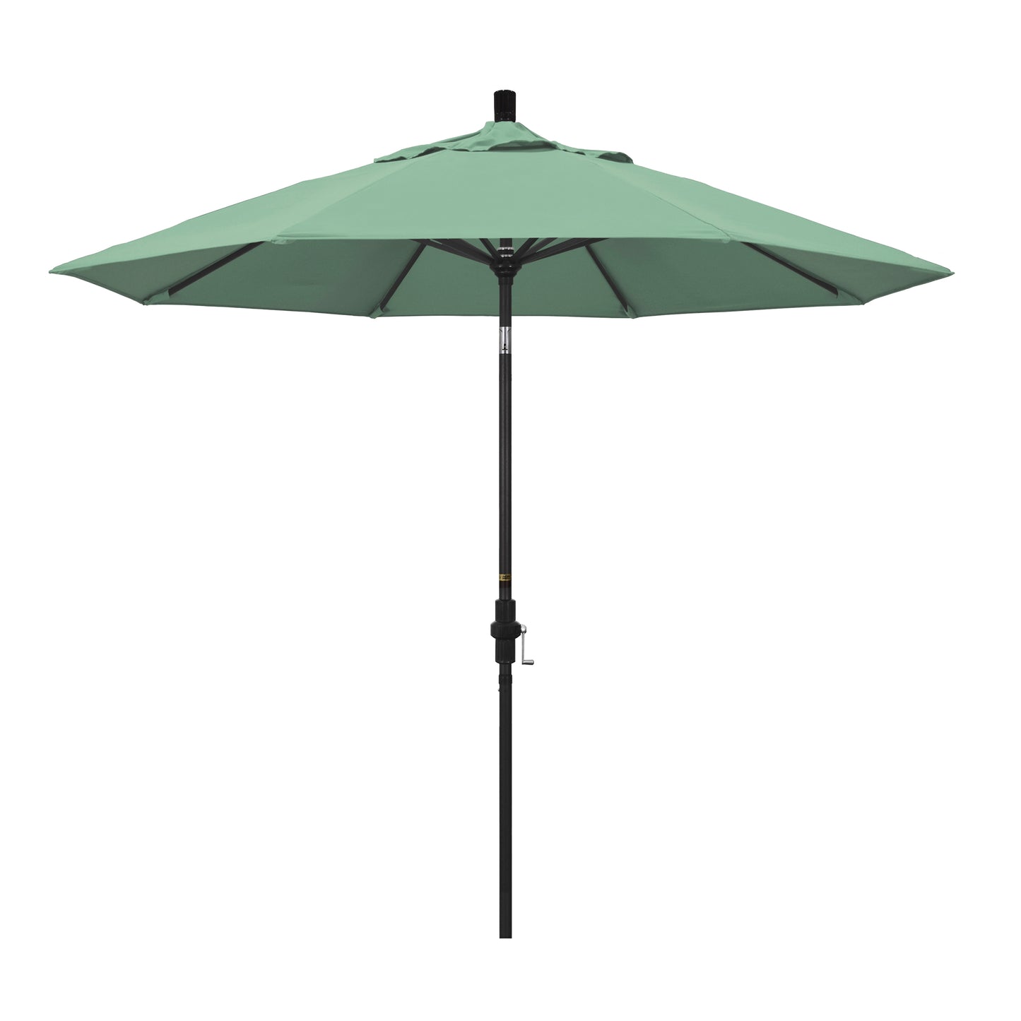 CasaFoyer California Umbrella 9' Market Umbrella with Collar Tilt and Crank Lift - Durable Aluminum Frame, Attractive Design - Pacifica Spa Fabric
