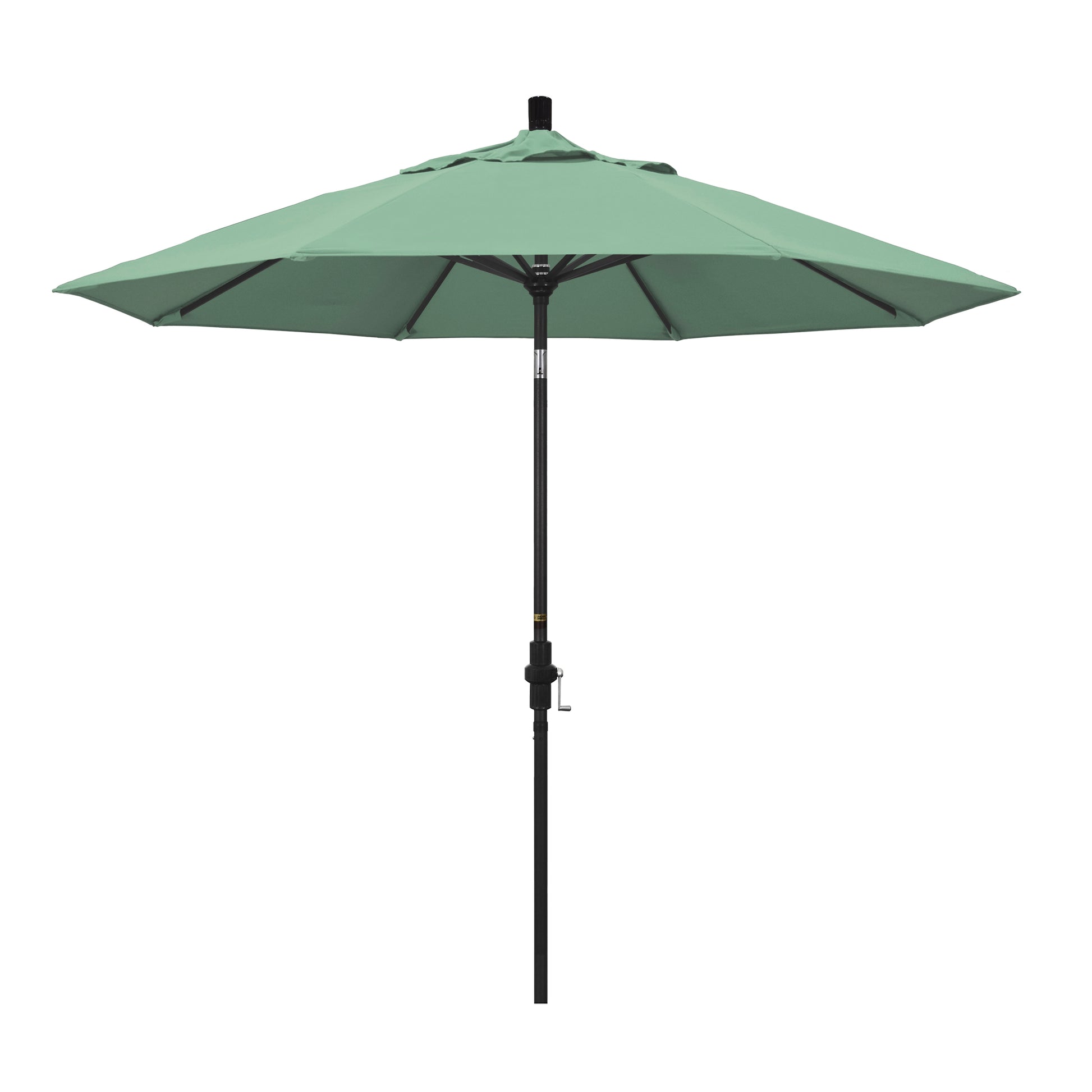 CasaFoyer California Umbrella 9' Market Umbrella with Collar Tilt and Crank Lift - Durable Aluminum Frame, Attractive Design - Pacifica Spa Fabric