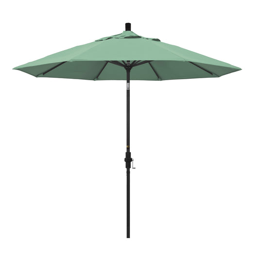CasaFoyer California Umbrella 9' Market Umbrella with Collar Tilt and Crank Lift - Durable Aluminum Frame, Attractive Design - Pacifica Spa Fabric