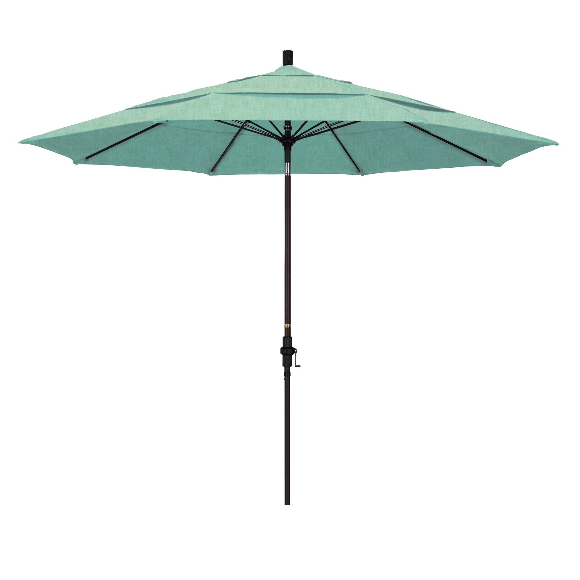 CasaFoyer 11' California Market Umbrella - Extra Large, Commercial-Grade Design, Aluminum Pole, Fiberglass Ribs, Collar Tilt, Wind Resistant