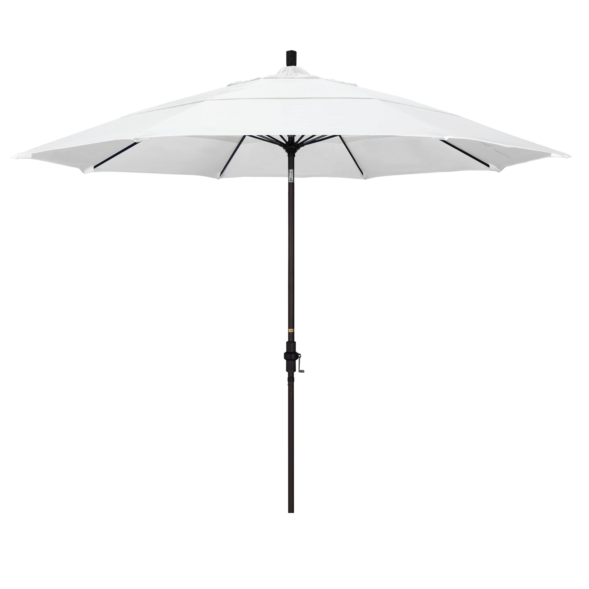 CasaFoyer 11' Extra-Large California Market Umbrella with Advanced Collar Tilt Design and Durable Aluminum Pole - Wind Resistant Fiberglass Ribs - Easy Tilt Control - Premium Quality