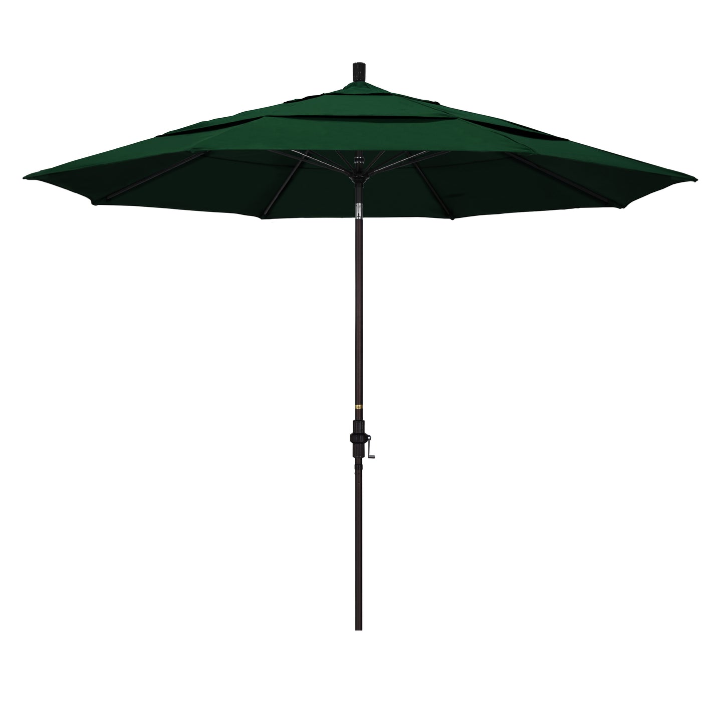 CasaFoyer 11' California Market Umbrella - Extra Large, Commercial-Grade Design, Aluminum Pole, Fiberglass Ribs, Collar Tilt, Wind Resistant