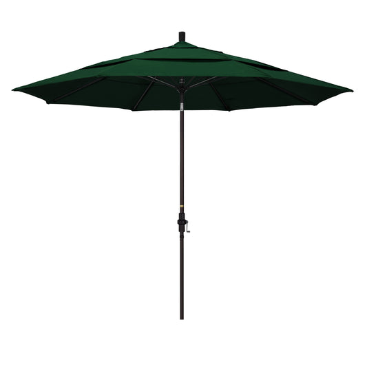 CasaFoyer 11' California Market Umbrella - Extra Large, Commercial-Grade Design, Aluminum Pole, Fiberglass Ribs, Collar Tilt, Wind Resistant