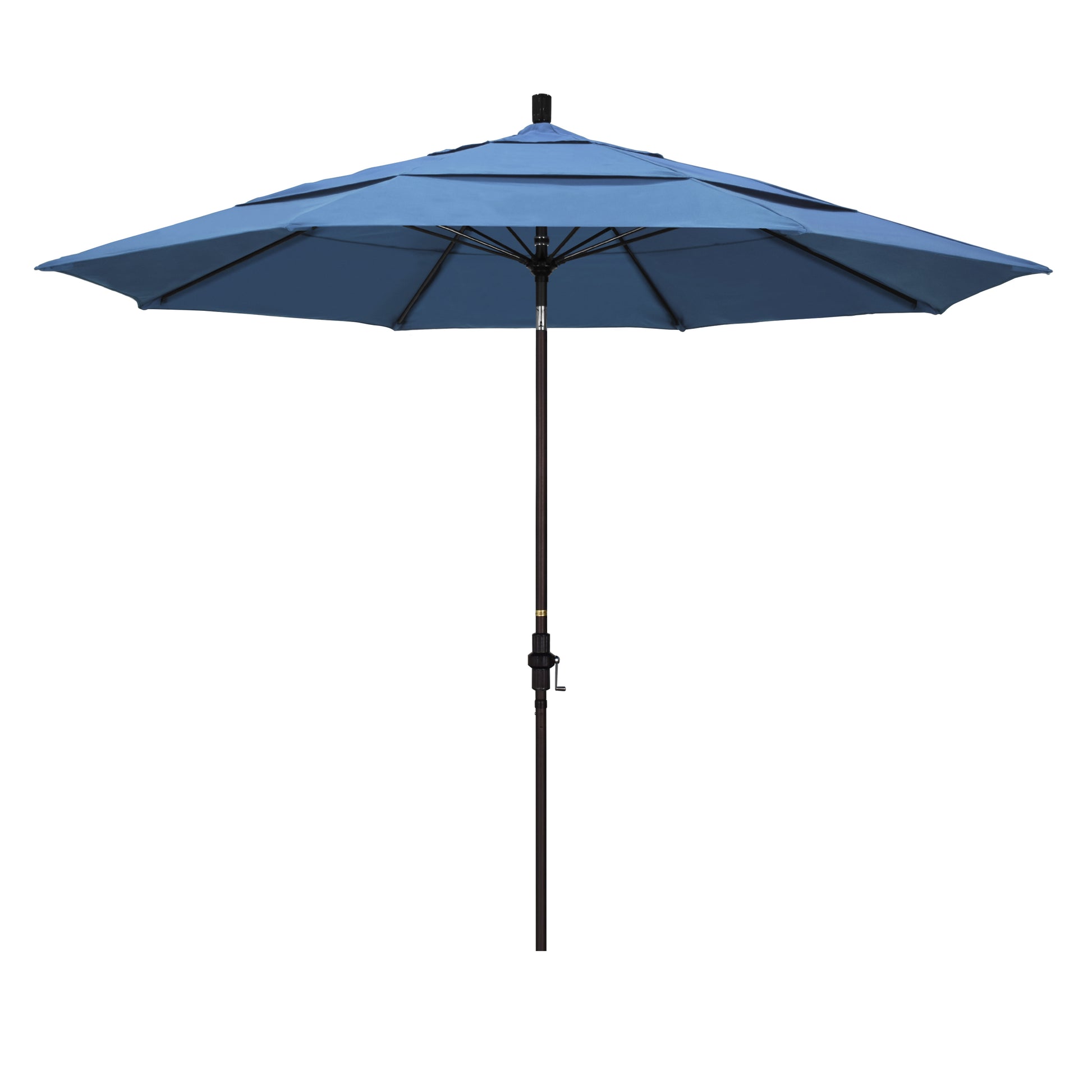 CasaFoyer 11' California Market Umbrella - Extra Large, Commercial-Grade Design, Aluminum Pole, Fiberglass Ribs, Collar Tilt, Wind Resistant