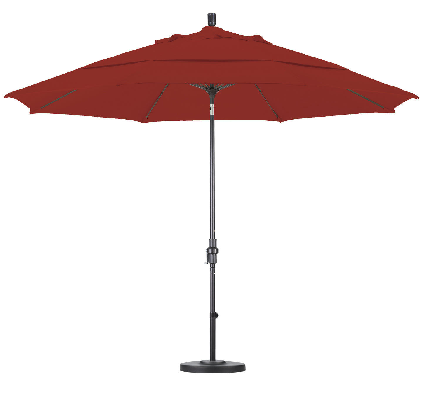 CasaFoyer 11' California Market Umbrella - Extra Large, Commercial-Grade Design, Aluminum Pole, Fiberglass Ribs, Collar Tilt, Wind Resistant, User-Friendly