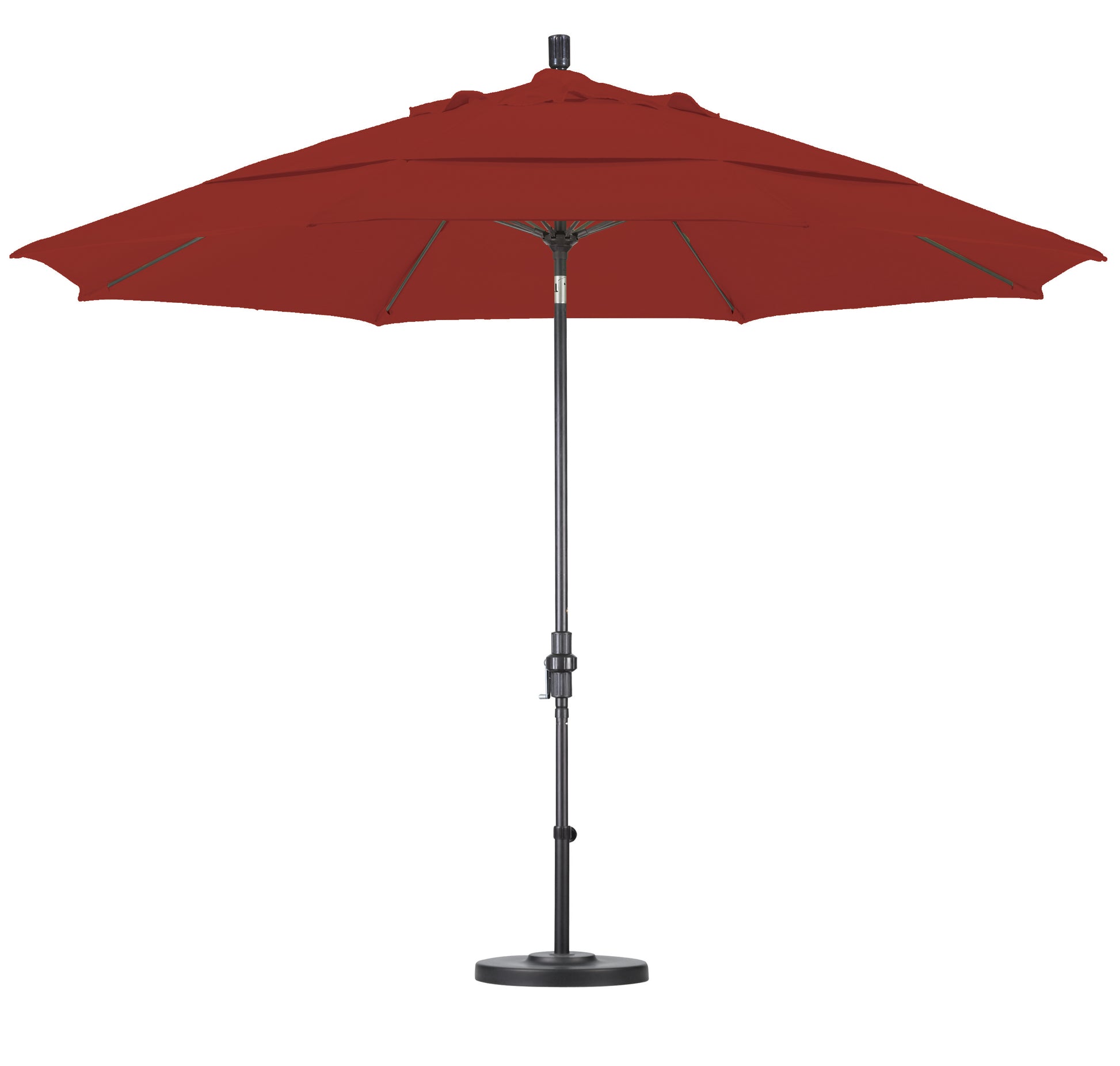 CasaFoyer 11' California Market Umbrella - Extra Large, Commercial-Grade Design, Aluminum Pole, Fiberglass Ribs, Collar Tilt, Wind Resistant, User-Friendly