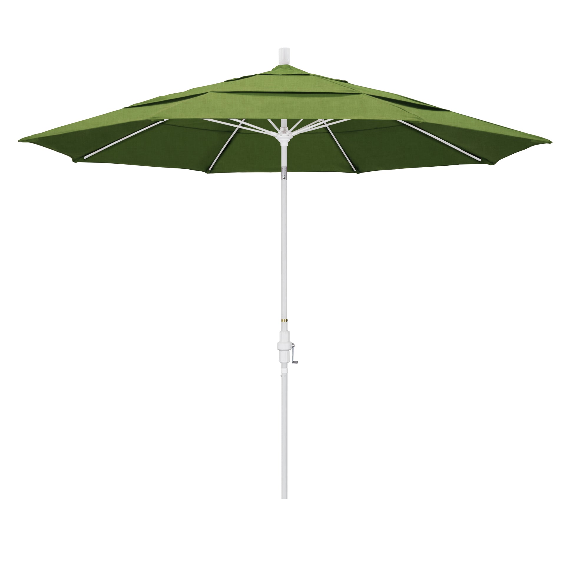CasaFoyer 11' Extra-Large California Market Umbrella with Commercial-Grade Design, Aluminum Pole, Fiberglass Ribs, Collar Tilt, and Wind-Resistant Canopy